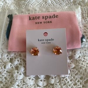 💝 Kate Spade Light Peach Rise and Shine Earrings